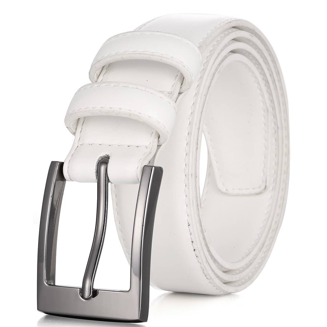 Dual Loop Leather Belt
