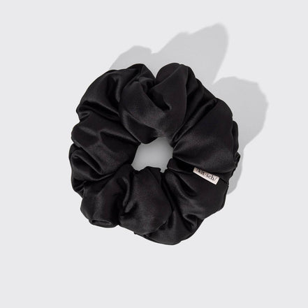 KITSCH Pillow Scrunchies® in Satin 4pc - Black