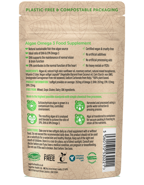 Omega 3 – Vegan Omega 3 – 30 Softgels