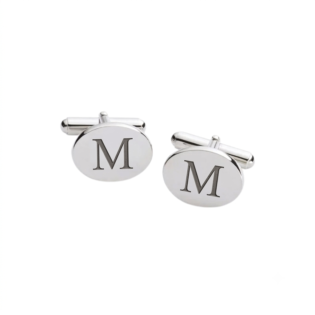 CREATIVE GIFTS Oval Cuff Links