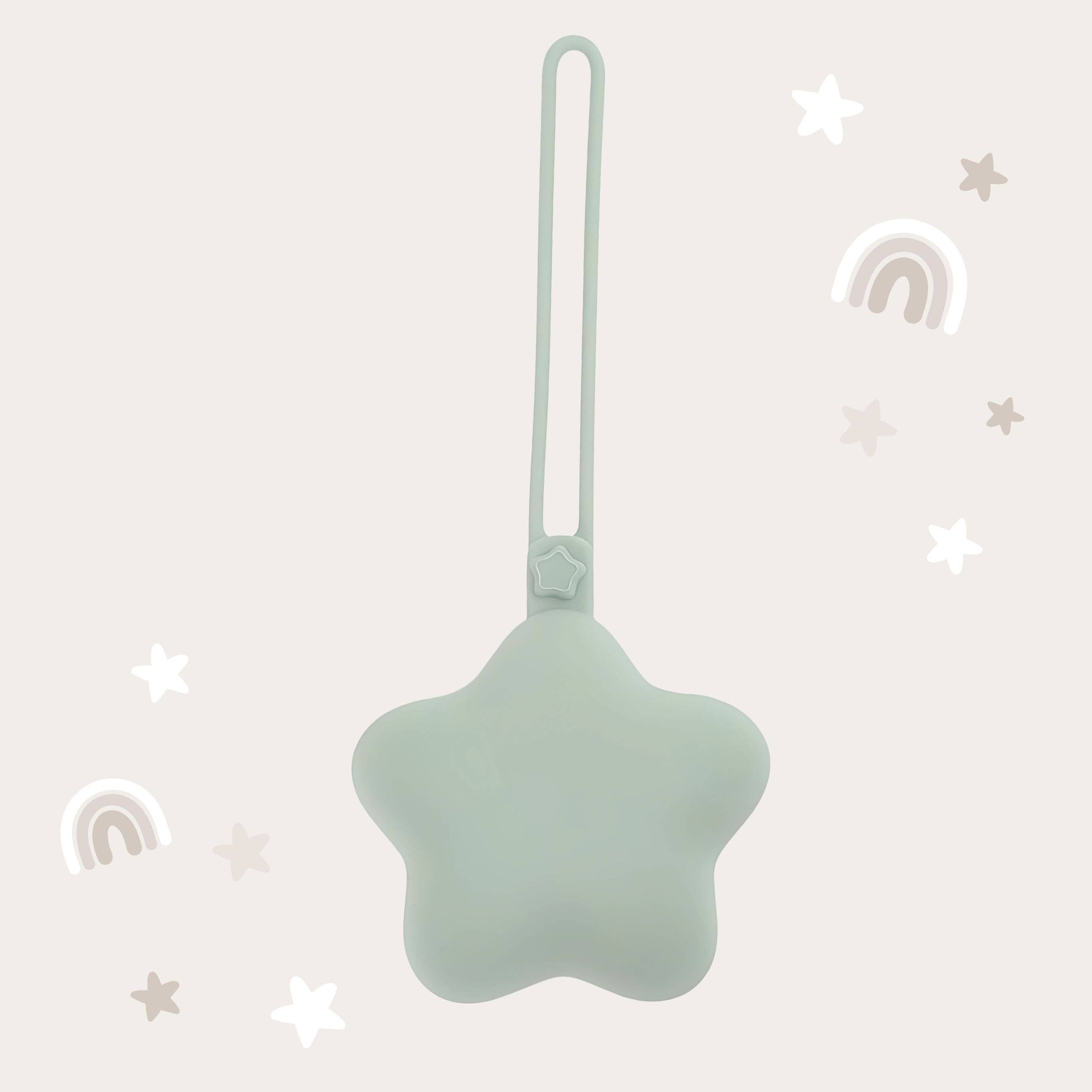 Baby Bliss Star Pacifier Holder Case