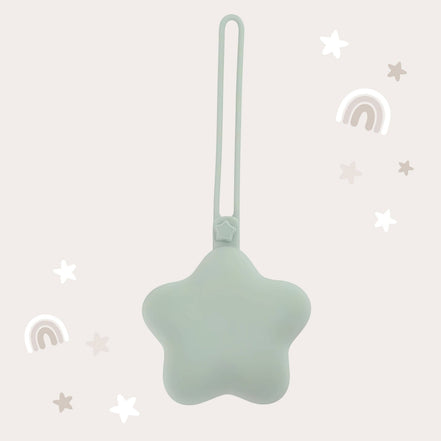 Baby Bliss Star Pacifier Holder Case