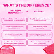 MAKE UP ERASER Original Pink MakeUp Eraser PRO
