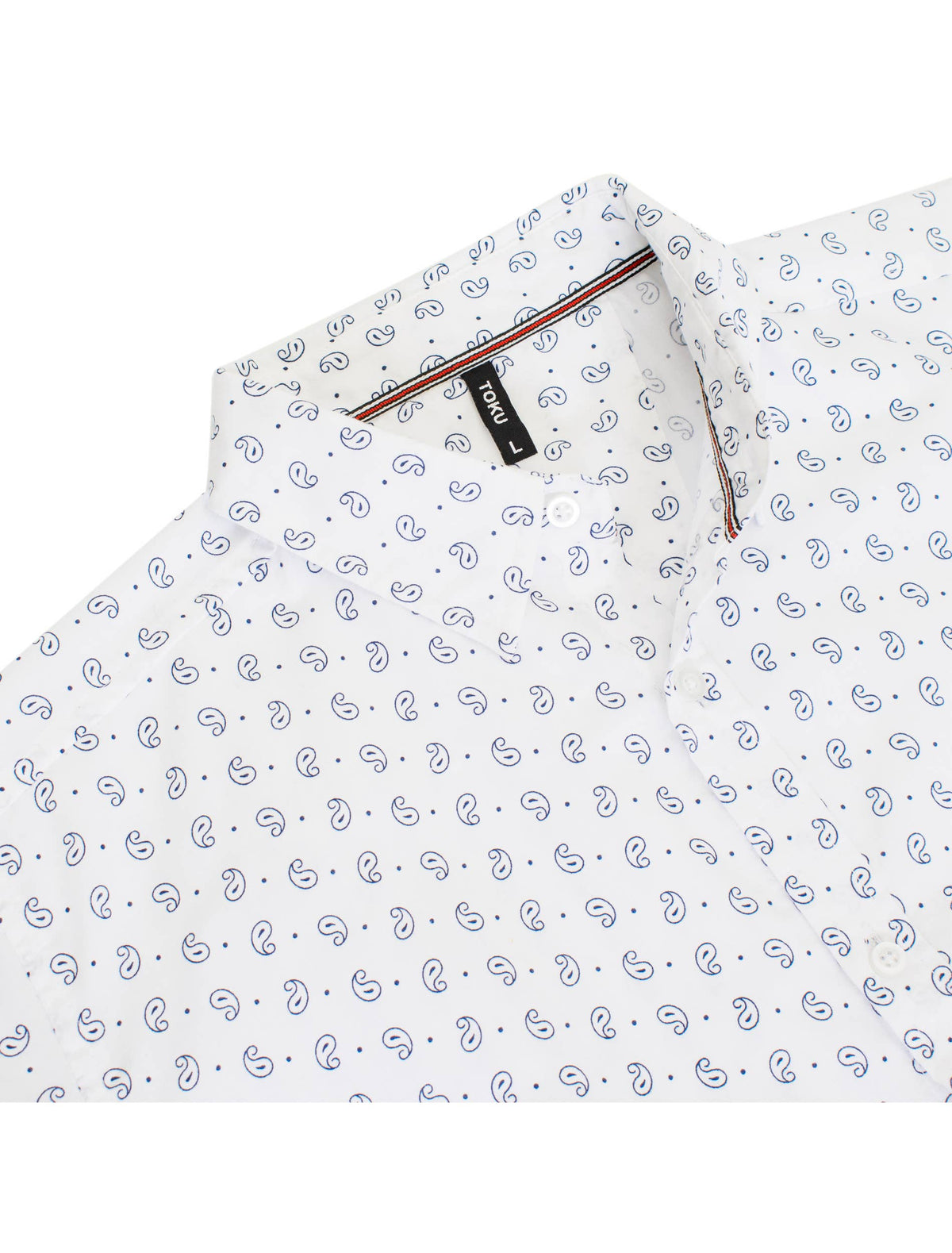 URBAN FITZ TOKU Classic Paisley Print Short-Sleeve Shirt