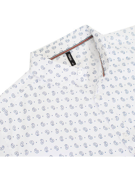 URBAN FITZ TOKU Classic Paisley Print Short-Sleeve Shirt