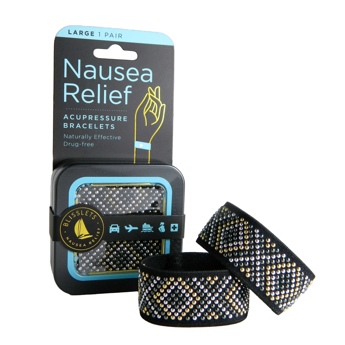 Blisslets Cecilia Duo Nausea Relief Bracelets