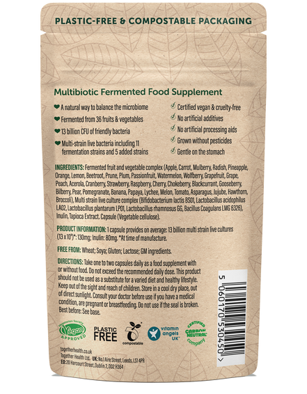 Together Health Multibiotic – Probiotic Supplement – Vegan