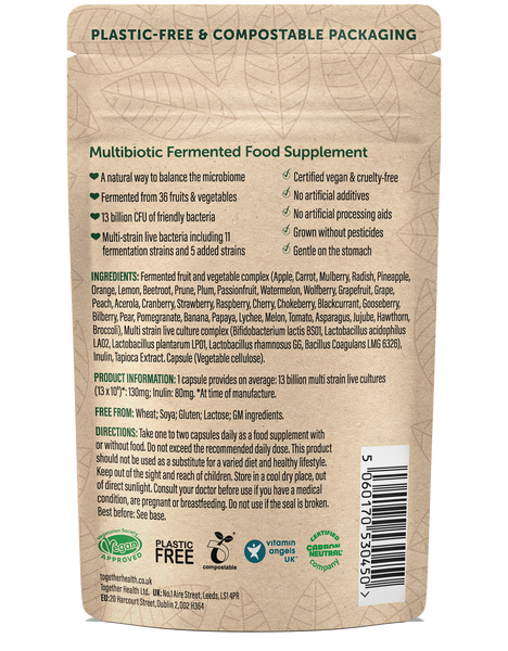 Together Health Multibiotic – Probiotic Supplement – Vegan