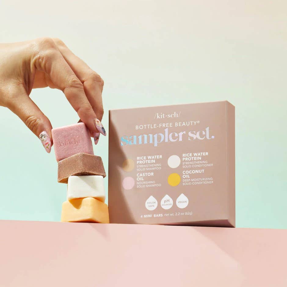 KITSCH Bottle-Free Beauty 4pc Sampler Set