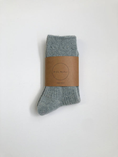 BILLY BAMBOO ICELAND WOOL SOCKS - neutral