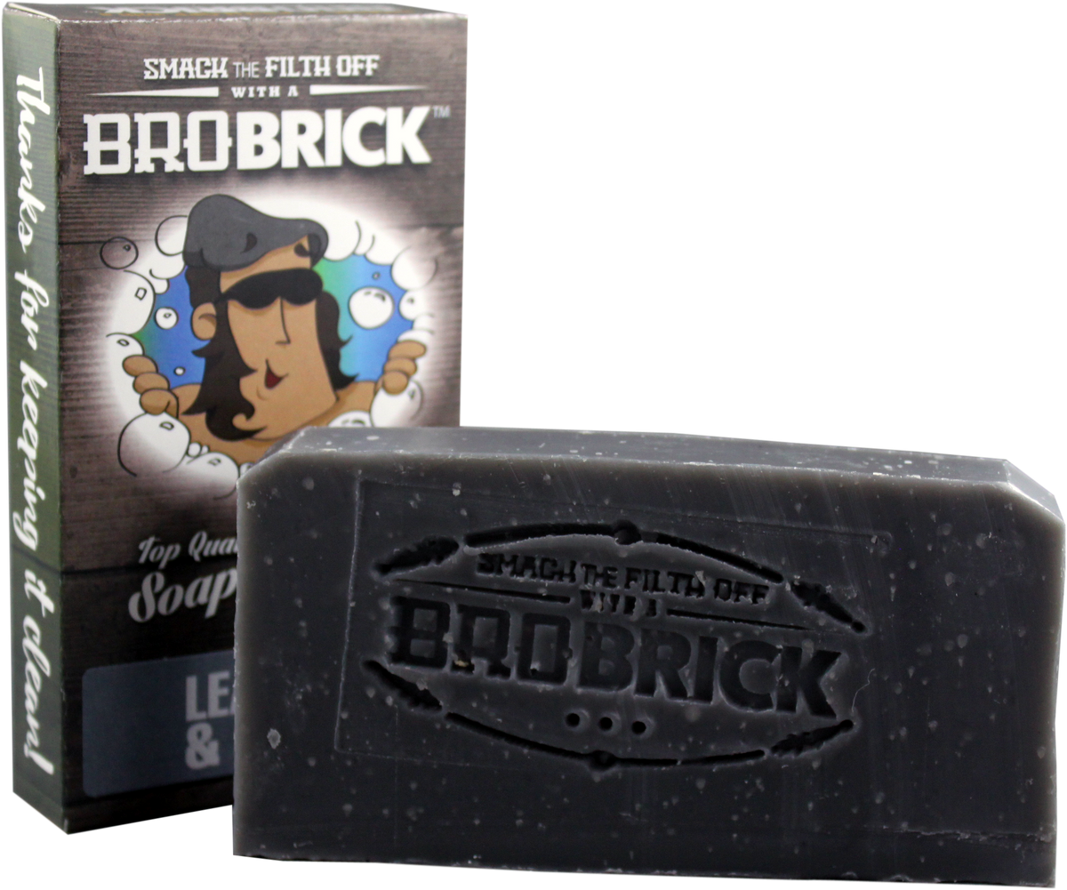 BRO BRICK Leather & Suede: Handmade Soap