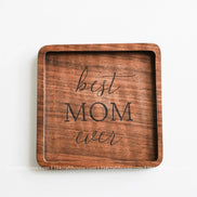 Walnut Wood Coasters - Home Decor & Gifts-2PC