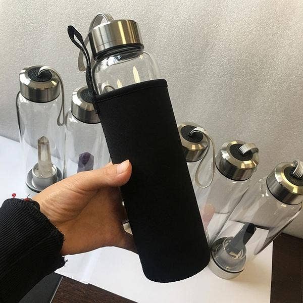 Crystolver Crystal Water Bottle (6 Colours)