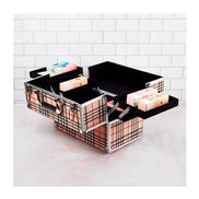 Romantic Beauty CCB-205 Makeup Tool Box Check Print - 1pc