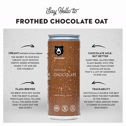 Two Bears Frothed Chocolate Oat