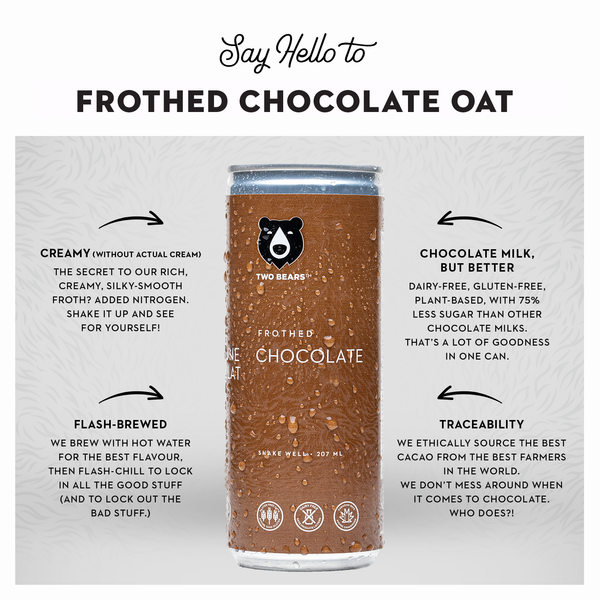 Two Bears Frothed Chocolate Oat