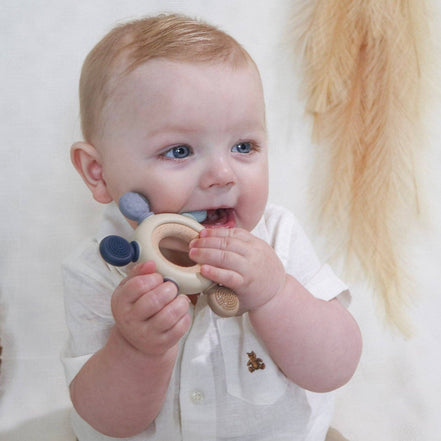Baby bliss Teether Ring - Pink Tones