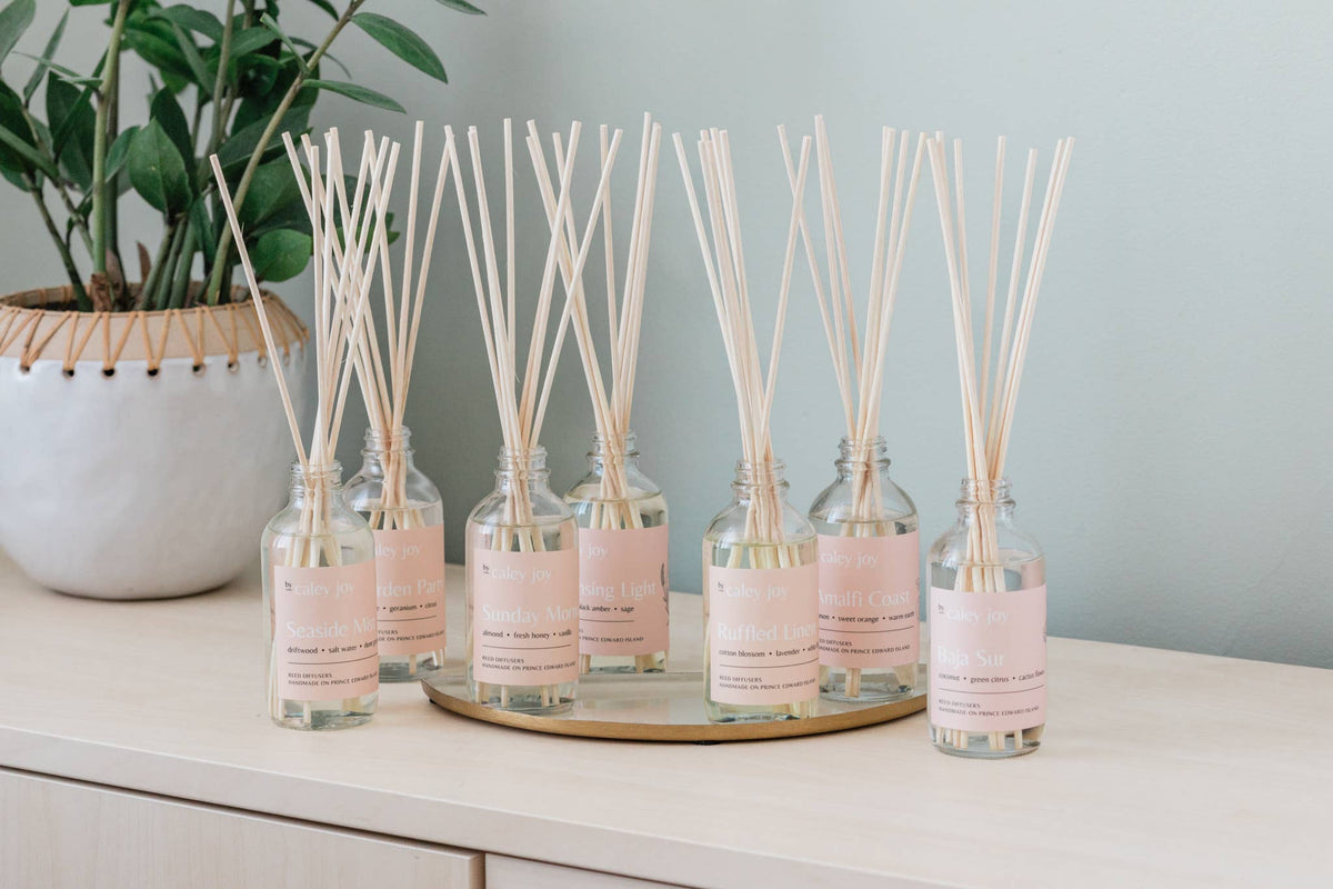 By Caley Joy Ruffled Linen | Reed Diffuser
