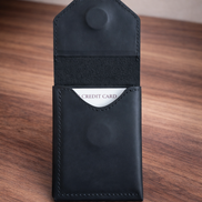 Leather Cash Wallet, Vertical Minimalist Wallet, 2026 wallet