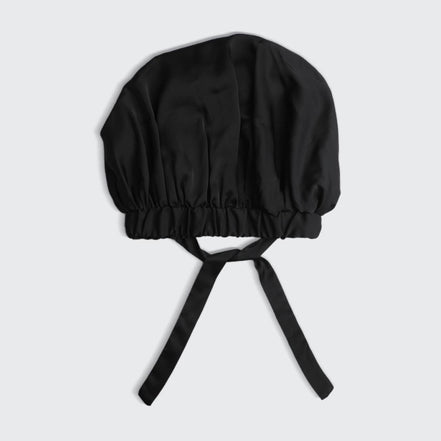 KITSCH Satin Sleep XL Adjustable Bonnet - Black