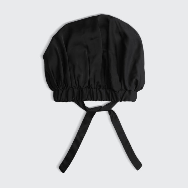 KITSCH Satin Sleep XL Adjustable Bonnet - Black