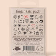 INKED BY DANI Finger Tats Temporary Tattoo Pack
