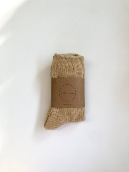 BILLY BAMBOO ICELAND WOOL SOCKS - neutral