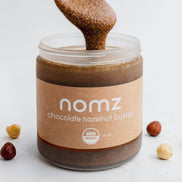 NOMZ Organic chocolate hazelnut butter