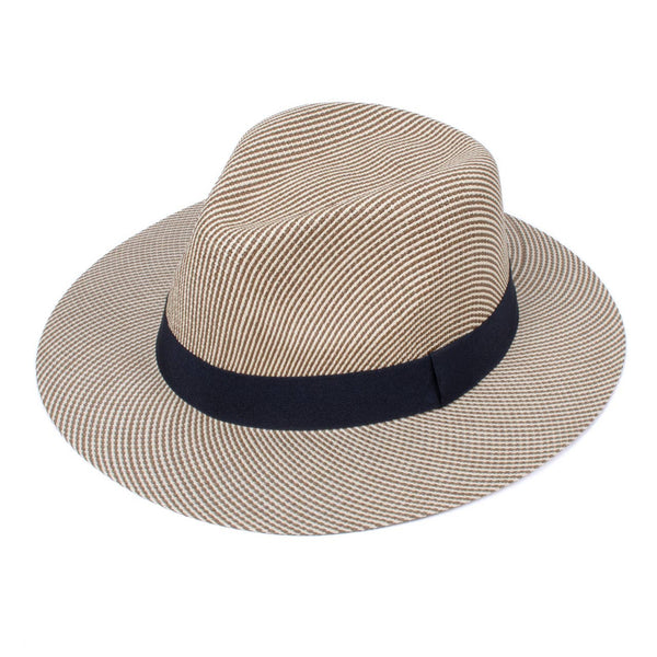 SELINI Men's S/S Black Banded Fashion Fedora hat