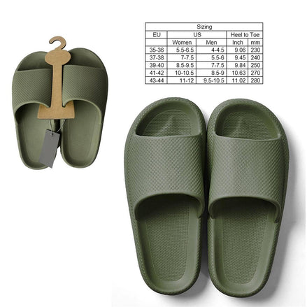 Bodico Adult Extra Plush Slides, 5 Sizes, 5 Colors