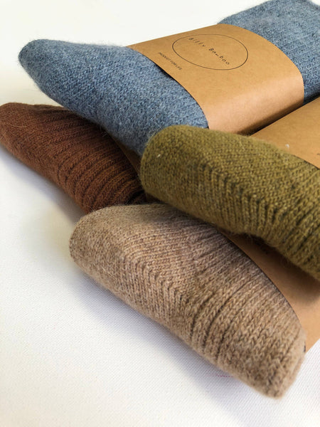 BILLY BAMBOO ICELAND WOOL SOCKS - neutral