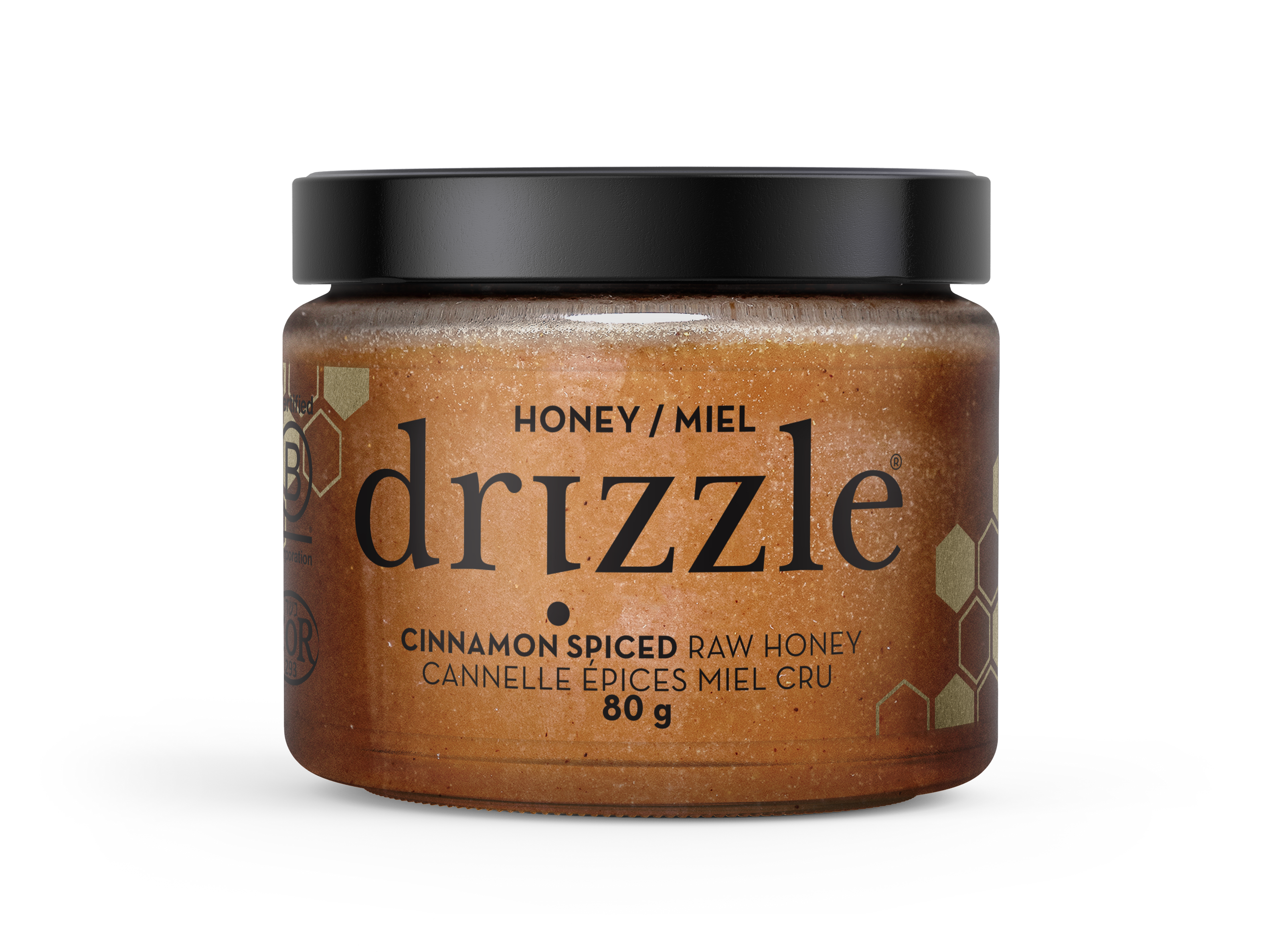 Drizzle Cinnamon Spiced Craft Honey (mini) – 80 g (2.8 oz)