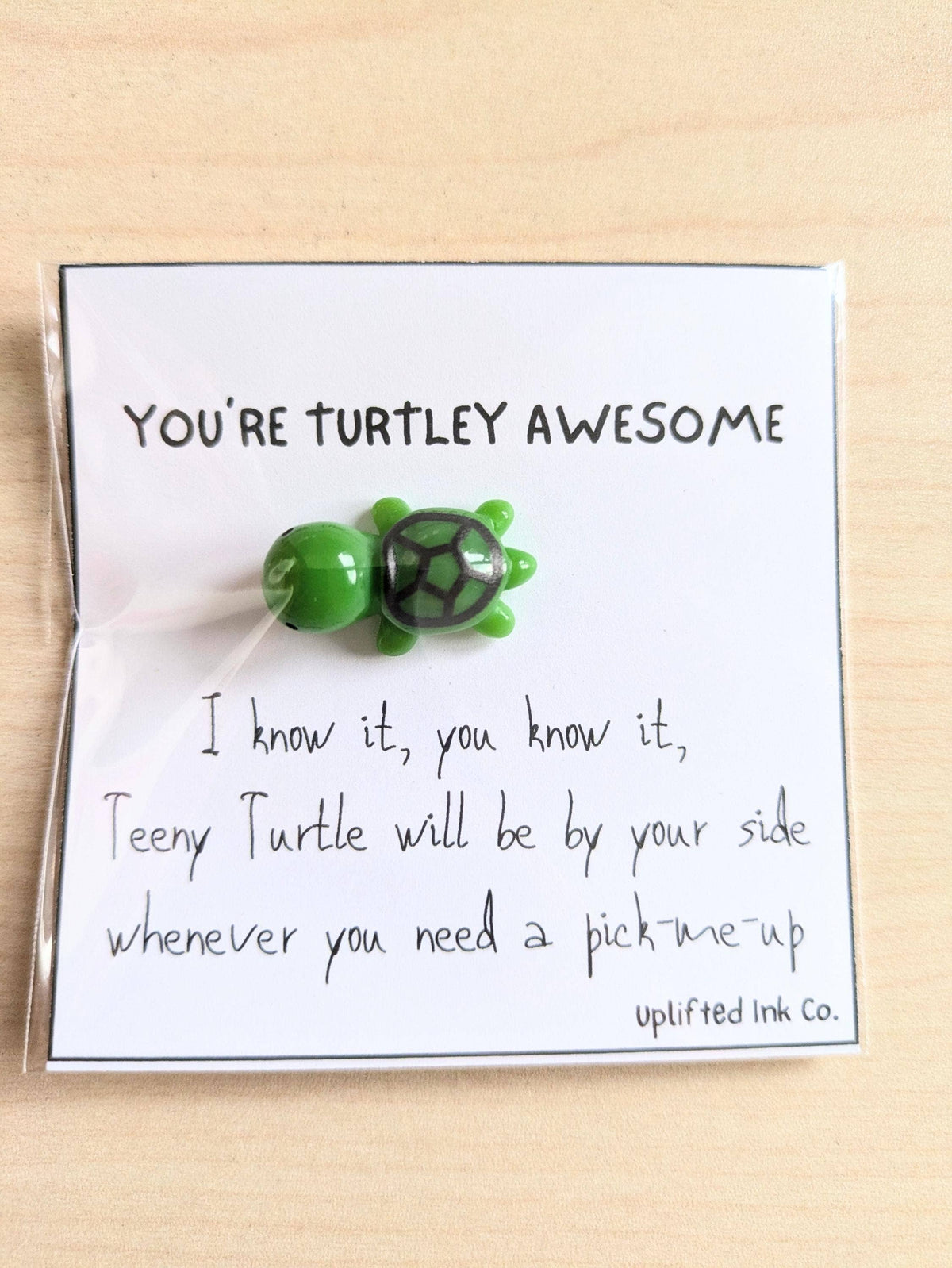 UNLIFTED INK Turtley Awesome Cheer-Up Card with Positivity Message
