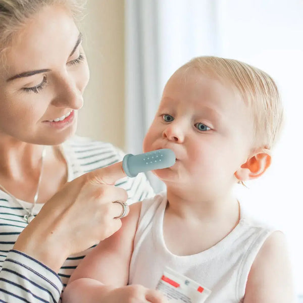 BABY BLISS-Finger Toothbrush Infant -Lavender & Cream