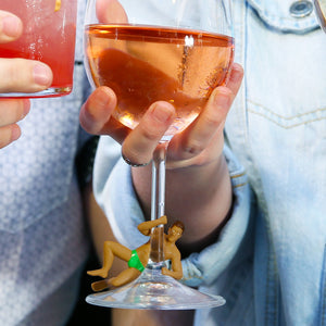 NPW Drinking Buddies Wine Charmer Drink Markers-4 Pack