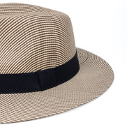 SELINI Men's S/S Black Banded Fashion Fedora hat