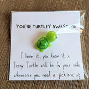 UNLIFTED INK Turtley Awesome Cheer-Up Card with Positivity Message
