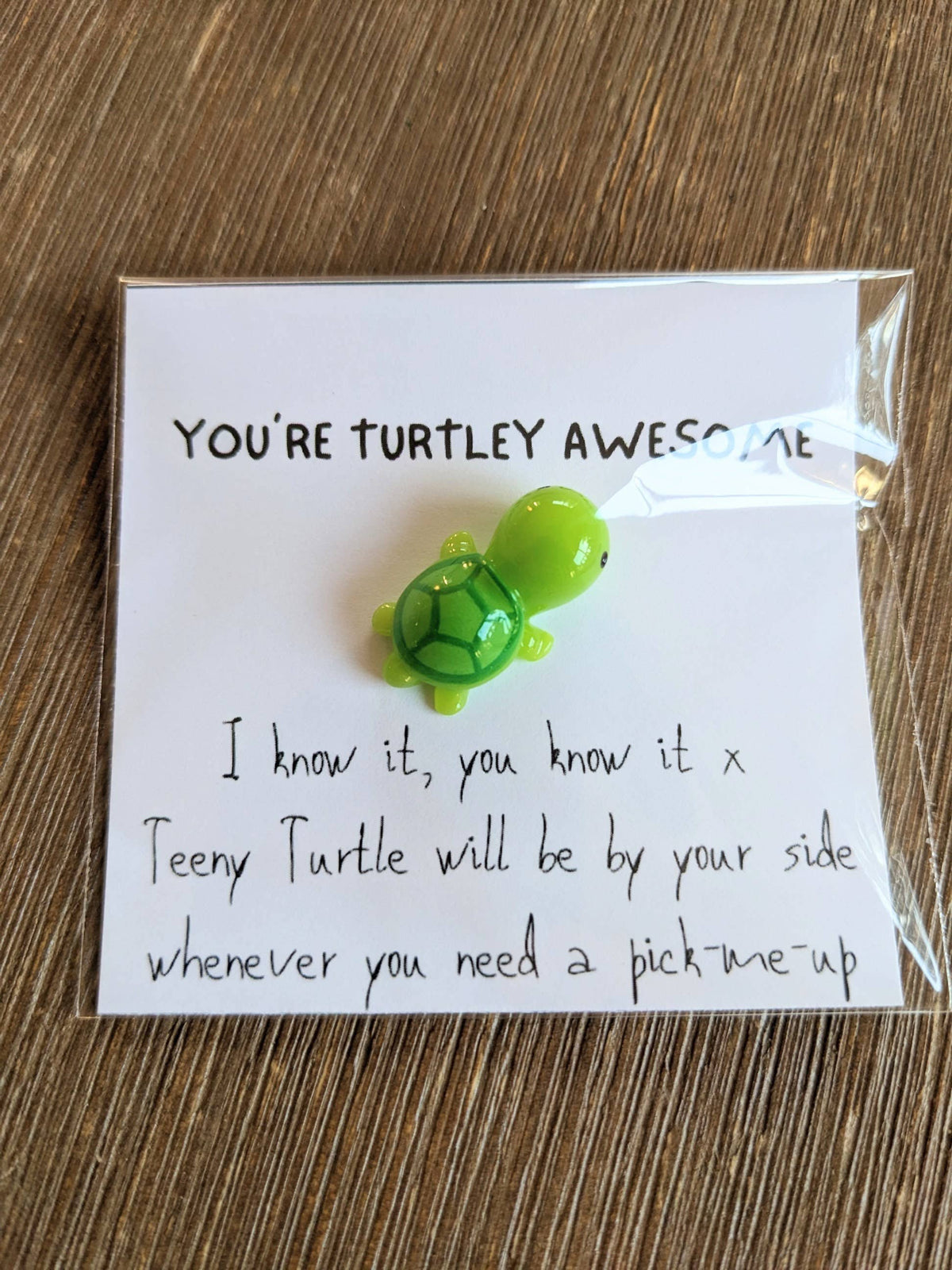 UNLIFTED INK Turtley Awesome Cheer-Up Card with Positivity Message
