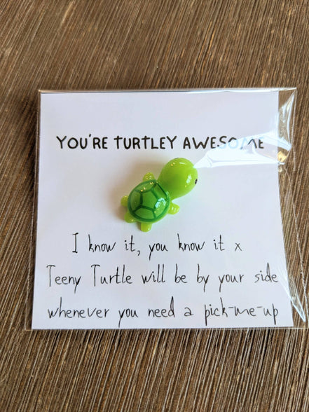 UNLIFTED INK Turtley Awesome Cheer-Up Card with Positivity Message