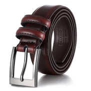 Dual Loop Leather Belt