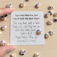 UPLIFTED Funny Mother's Day Card for Dog Mom or Cat Mom – Fur Mama