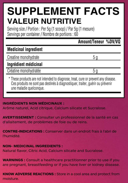 Unity Creatine - Raspberry Lemonade
