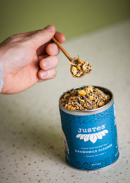 JUST TEA Hand-carved Heart Tea Spoon