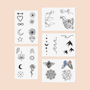 INKED BY DANI Best Sellers Temporary Tattoo Pack
