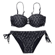 LAZYDAISYSWIMWEAR Streamlined Graceful Contour Elegance Bikini Set