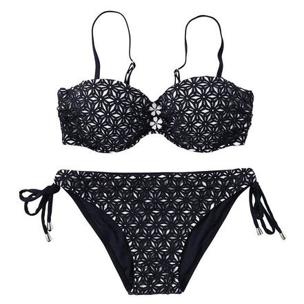 LAZYDAISYSWIMWEAR Streamlined Graceful Contour Elegance Bikini Set