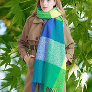 JC Softer Than Cashmere Colorblock Blanket Scarf