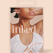 INKED BY DANI Fine Line Temporary Tattoo Pack