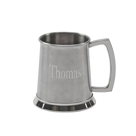 CREATIVE GIFTS Stainless Steel Tankard with Satin Matte Finish - 20 oz