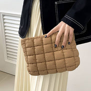 24 POPS Quilted Cosmetic Makeup Pouch Clutch Bag